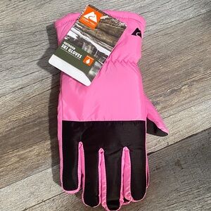 Ozark Trail Outdoor Pink and Black Gloves